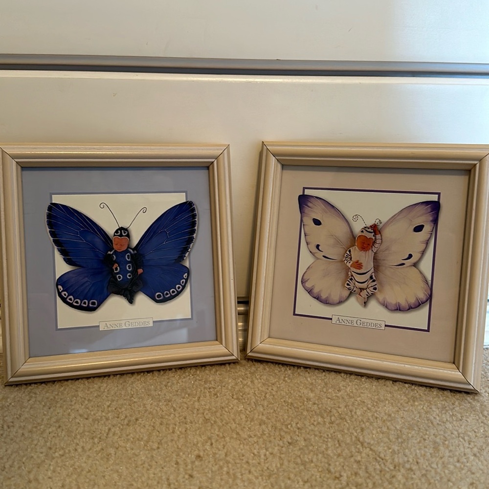 Anne Geddes wall hangings - set of 2